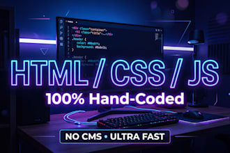 develop, host and deliver landing page