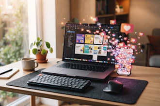 design social media posts and manage your social media pages