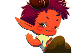 draw your chibi characters, anime, vtuber and oc