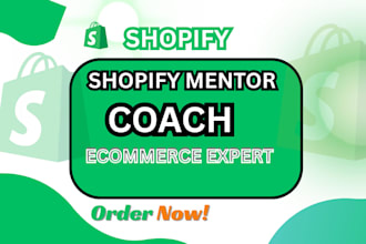 be your shopify mentor dropshipping coach for a successful dropshipping business