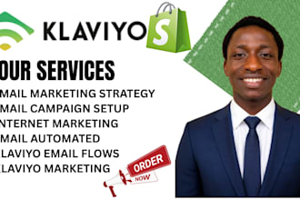 do professional shopify email marketing and klaviyo setup