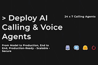 build and deploy production ai calling and voice agents