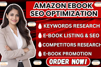 amazon SEO expert, kindle book optimization to improve amazon ebook visibility