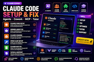 claude code setup fix hermes agent claude cowork open claw fix claude mcp tutor