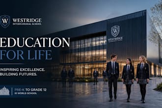 design a modern responsive school website