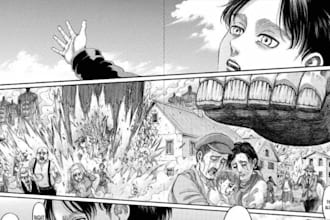 draw manga, comic, and webtoon page illustration