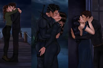 fantasy romance character couple mafia romance novel romance book cover art