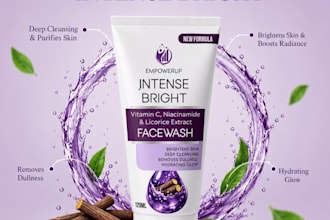 design premium skincare product instagram posts