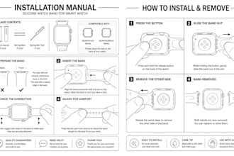 instruction manual product user manual step by step user guide assembly design