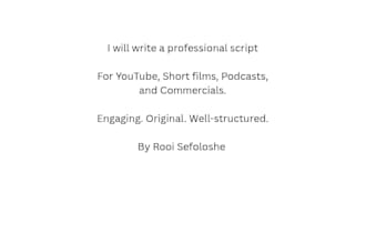 write a compelling script for your short film