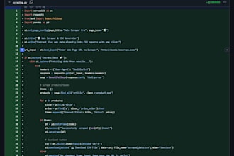 do python web scraping and data extraction into CSV