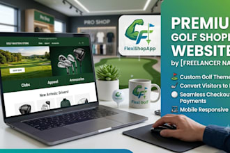 design a golf shopify website for you