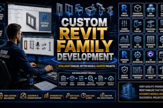 develop revit family creator parametric family, bim content and family library