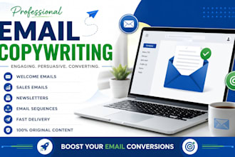 write high converting copy for your website and  emails