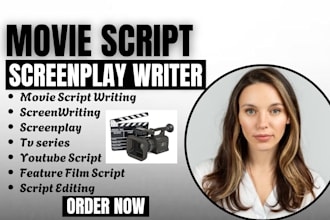 write movie script, screenwriting, screenplay, horror script, script formatting