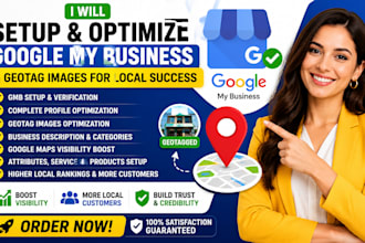 setup google my business gmb geotag images for local SEO