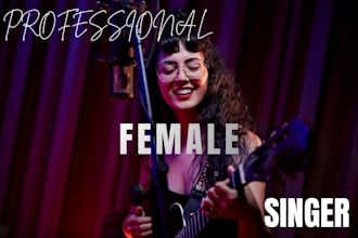 be your arabic turkish female singer vocalist songwriter and do music production