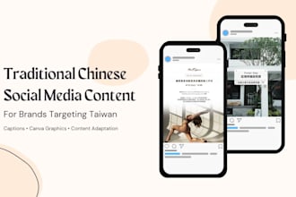 create traditional chinese social media content