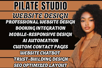 pilates studio website fitness website gym website wordpress website yoga web