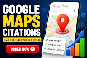 create google map citations for local business seo gmb ranking 3 map pack