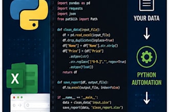 create custom python scripts for automation and data processing