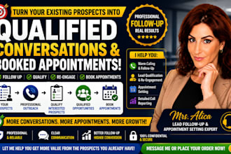 follow up with leads qualify prospects and set appointments