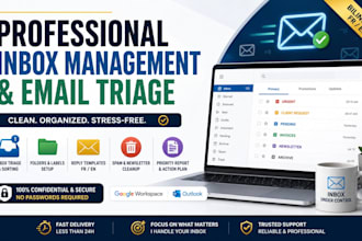 organize, clean and optimize your email inbox in 24h