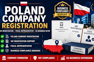 do poland company registration, vat, fiscal representative