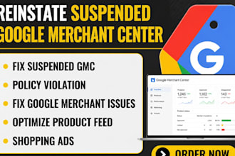 fix suspended google merchant center policy violation misrepresentation gmc fix