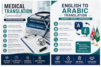 translate medical documents from english to arabic