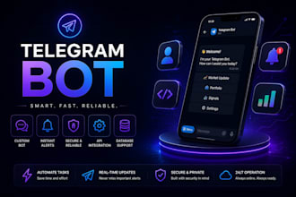 develop a custom telegram bot