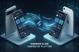 develop flutter apps for android and ios