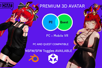 do custom vrchat avatar vrc avatar vr character furry vrchat avatar commission