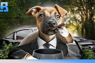 create a custom pet artwork