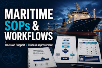 create maritime sops, workflows and operational decision tools