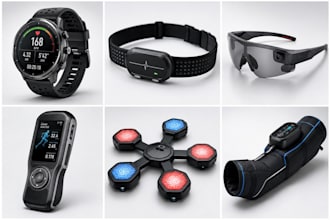 3d product design sport tech ai wearable sport device, smart training equipment