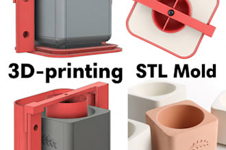 design food safe 3d printable mold stl for chocolate, candle, soap and resin