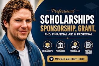 find, apply for scholarships sponsorship grant, phd,  financial aid, proposal