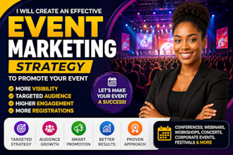 provide an effective event marketing strategy to promote your event
