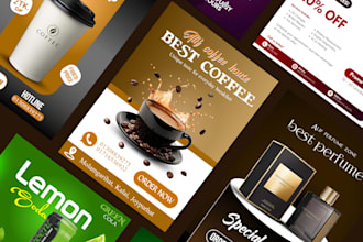 design modern social media post and banner