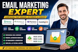 setup brevo infusionsoft marketo hubs email marketing campaign email automation