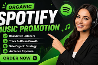 do spotify music promotion, spotify track, album promotion