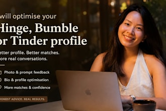 optimise your hinge, bumble or tinder profile