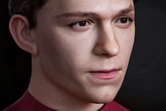 rig 3d character, weight paint, uv map, face rig, blendshape, arkit morph target