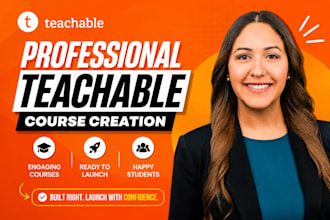 create a teachable online course website, upload lessons, setup your school