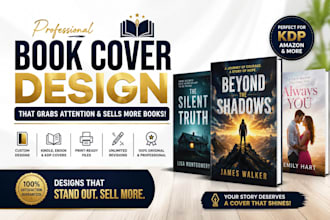 design book cover design ebook cover kindle cover amazon kdp book cover