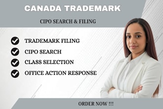 file canada trademark trademark search and office action response
