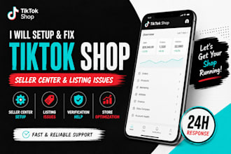 setup tiktok shop setup and seller center issues