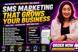 send bulk sms campaign, text message marketing, email blast for USA, UK and more