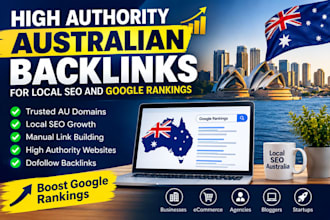 build high authority australian backlinks for local seo and google ranking